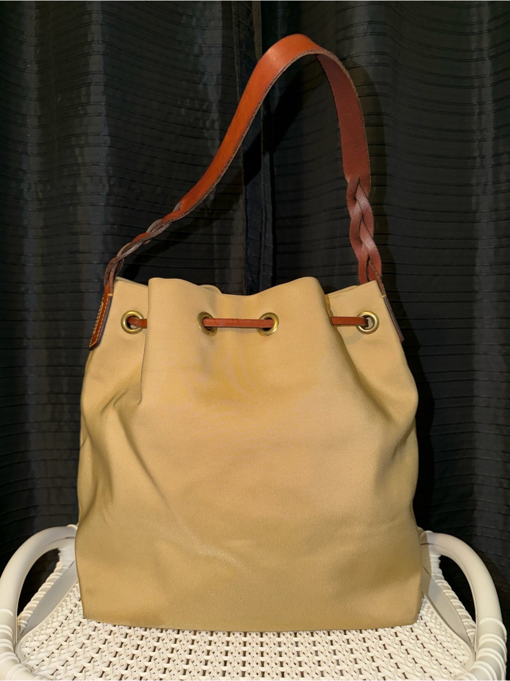 Dooney & Bourke Nylon Drawstring Bucket Bag - Picture 2 of 14